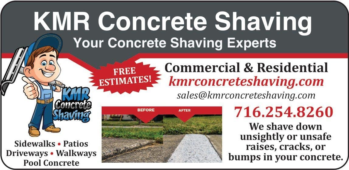 KMR Concrete Shaving service advertisement